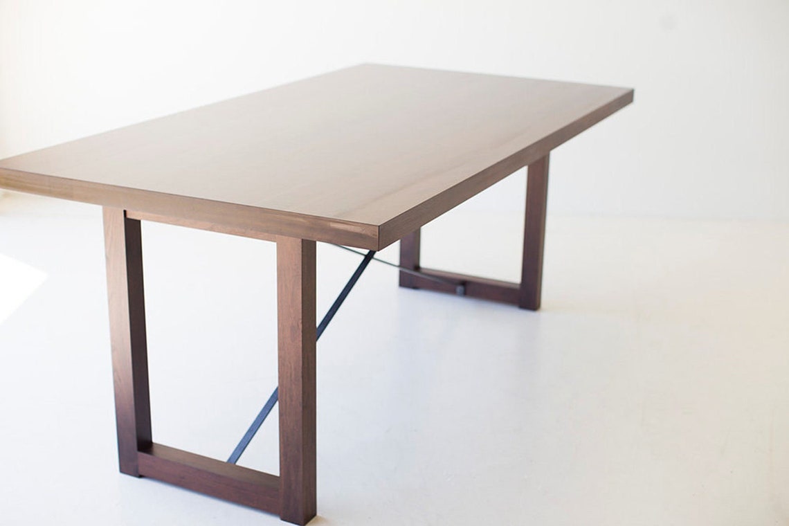Dining table wood furniture walnut dining table wood Etsy