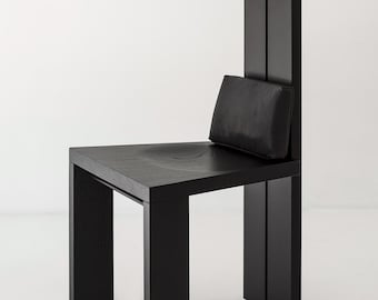 Tall Back Dining Chair - The Marco in Black