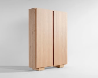 Bleached White Oak Carsen Cabinet