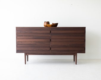 Modern Walnut Dresser