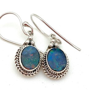 Sterling Silver Semi-precious Stone Dangle Earring - Etsy