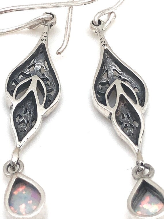 Orecchini pendenti a forma di pera in argento sterling - Italia
