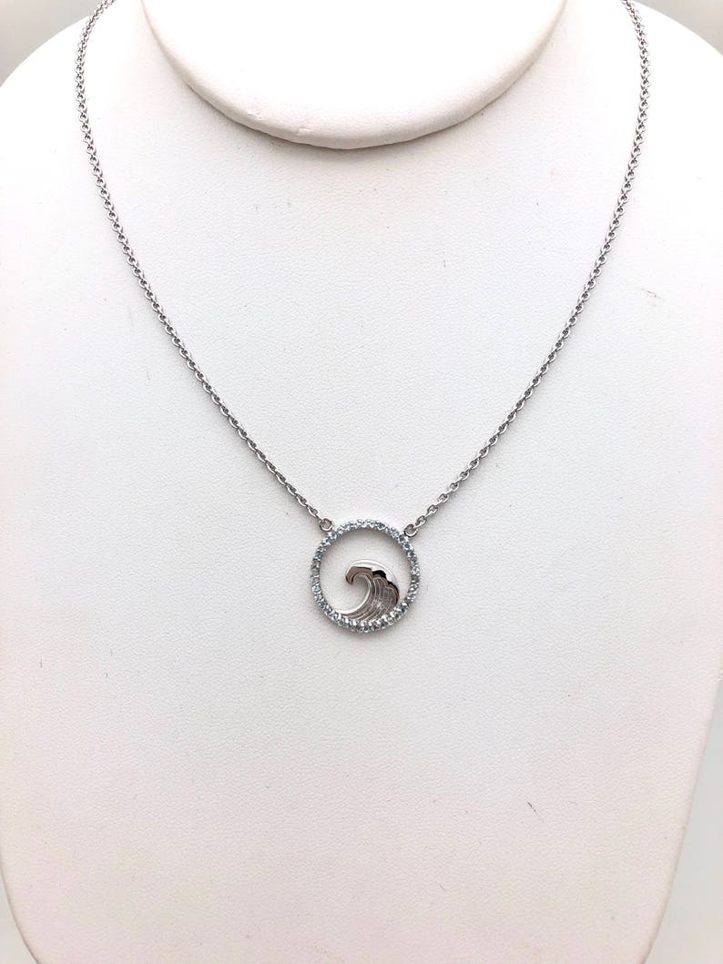 Sterling Silver Minimalist Topaz Necklace \u2022 Delicate Topaz Pendant \u2022 Dainty Silver Necklace \u2022 Thin Silver Necklace \u2022 Charm Necklace