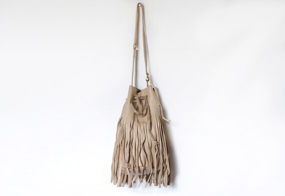 leather drawstring duffle bag