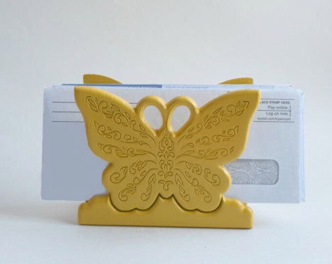 Wooden Butterfly Napkin Holder / Butterfly Mail Holder / Wood Etsy