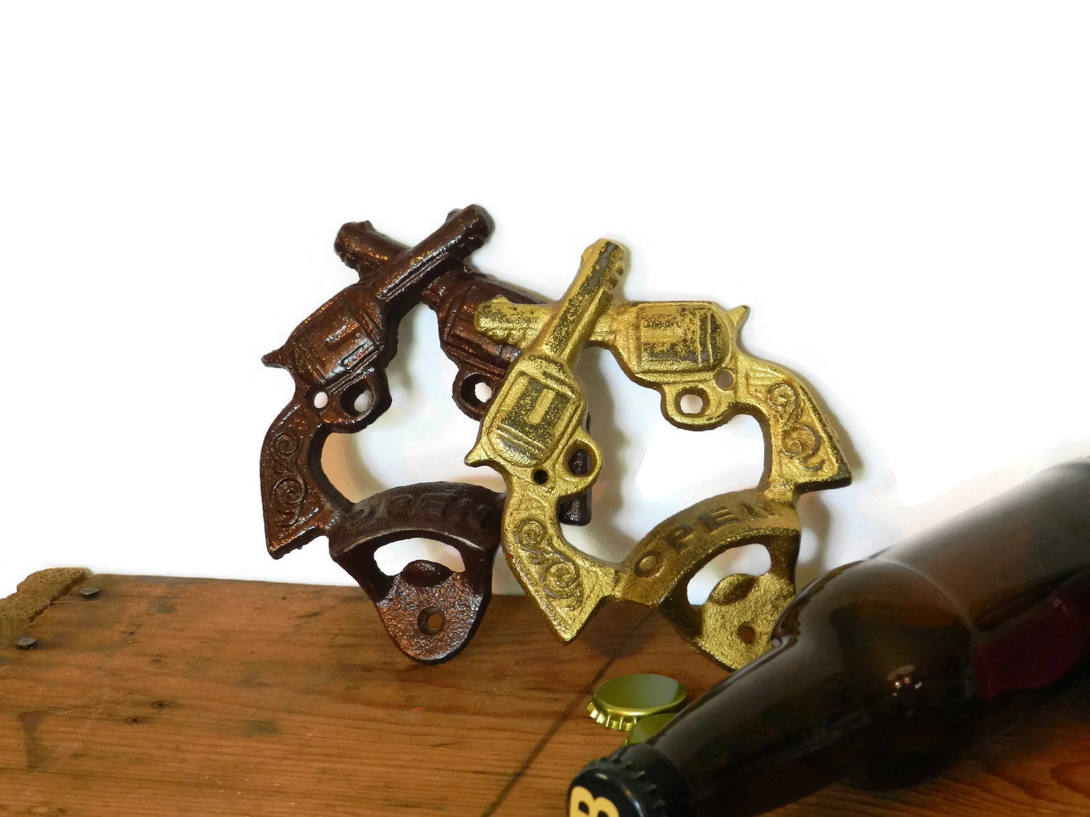 Gun Bottle Opener Bottle Opener Wedding Favor Hunting Gifts Etsy