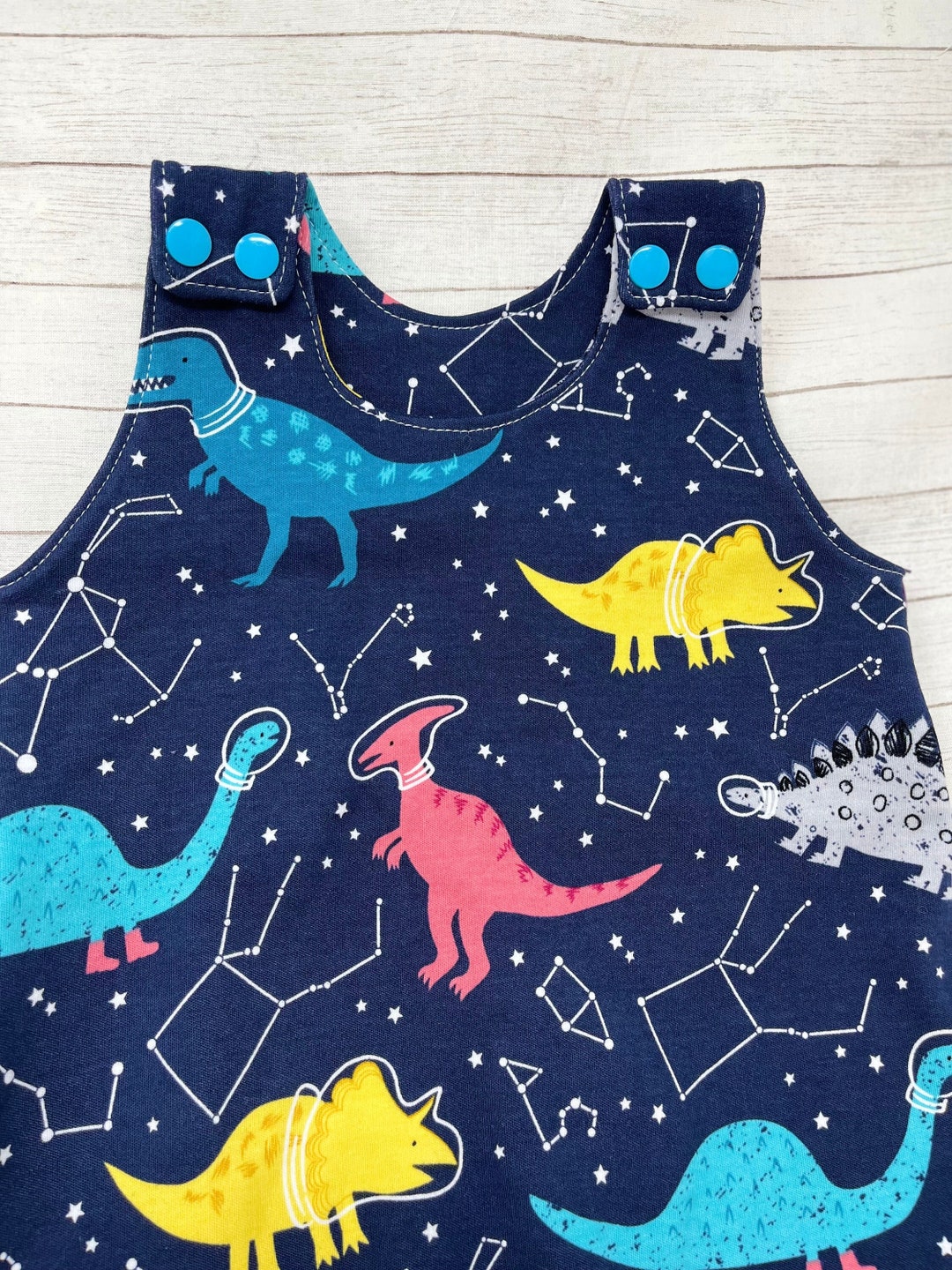Darling Dino-Knit Romper main image 0