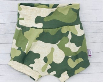 Handmade Camo Baby Bloomers – Cotton Blend Diaper Cover