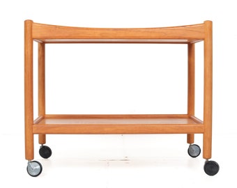 Tea cart Hans Wegner teak, vintage, Denmark, 60s