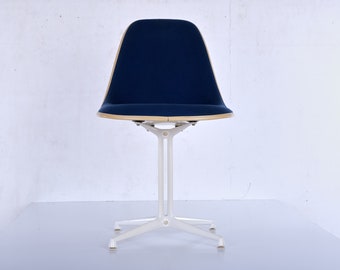 Dining Chair Herman Miller glass fiber vintage blue La Fonda