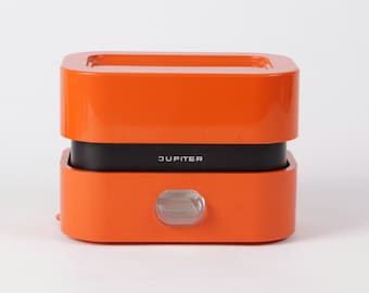 Scale "Jupiter", orange, vintage, Germany, Plastic