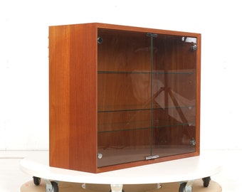 CADO showcase module, teak, Cado Royal system, vintage, 1960, Poul Cadovius