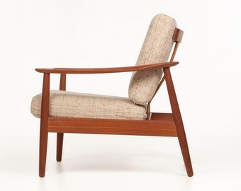Lounge chair, Arne Vodder for France Son, vintage, 1960s teak
