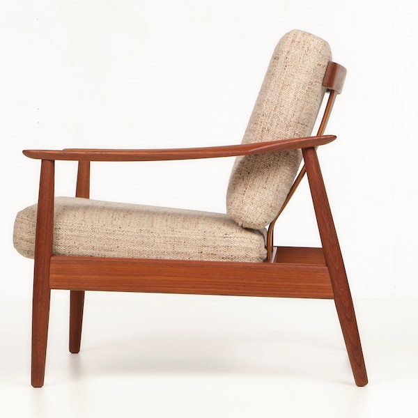 Lounge chair, Arne Vodder for France Son, vintage, 1960s teak