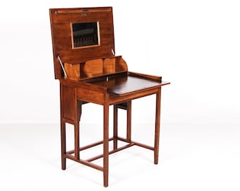 Folding desk "Klappauf", Oak, vintage, 1897