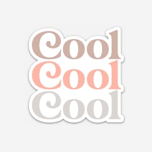 Cool - Cool Word - Sticker