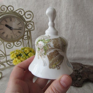 Vintage Bell, Fine Bone China Bell, Vintage Collectible Porcelain Bell ...