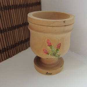 Wood Goblet, Rustic wood goblet, Carved wood cup