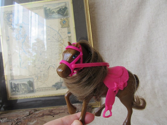 Jouet pour cheval cheval Barbie cheval brun fonce cheval brun clair lot de 2 Etsy Canada