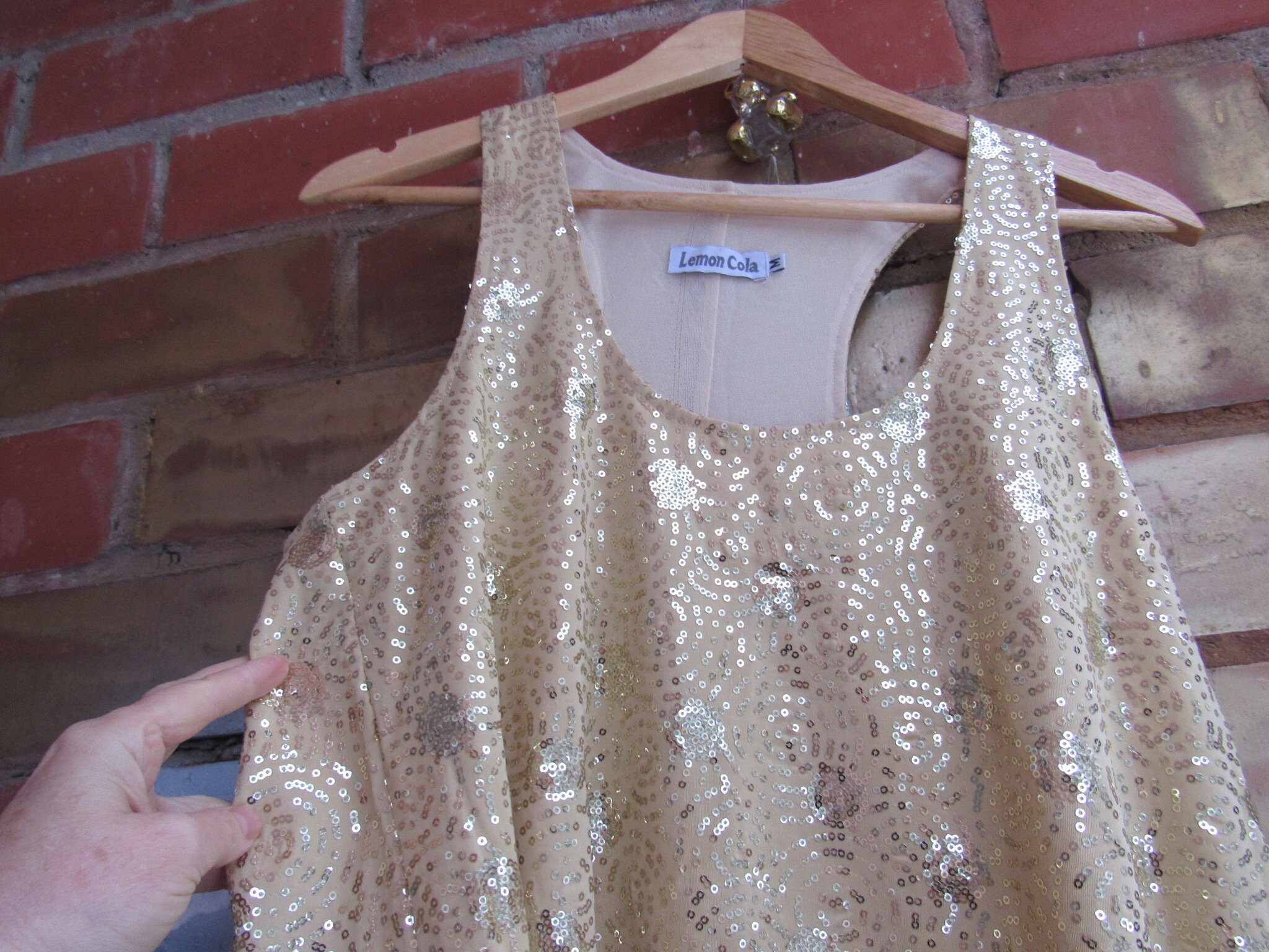 Gold Sequin Top - Etsy