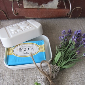 soap bar, vintage soap ILGOTA , USSR fabric Dzintars 1970s Soap Collectible bath detergent unopened original soap bar