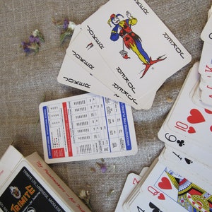Giochi da tavolo vintage, set di carte da gioco da 52 carte, gioco di carte TRIMITE ltd