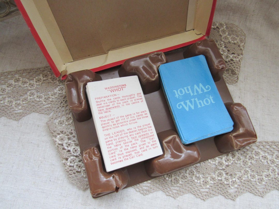 Vintage Waddington's WHOT! Game, 1970s Toys, 1970s WHOT!, Table Games ...