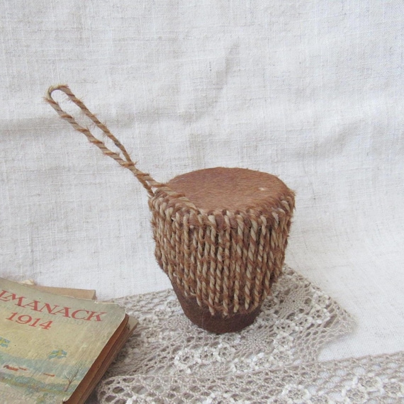 AFRICAN DRUM, Goat Animal Drum, Musical Instrument, urban elegance
