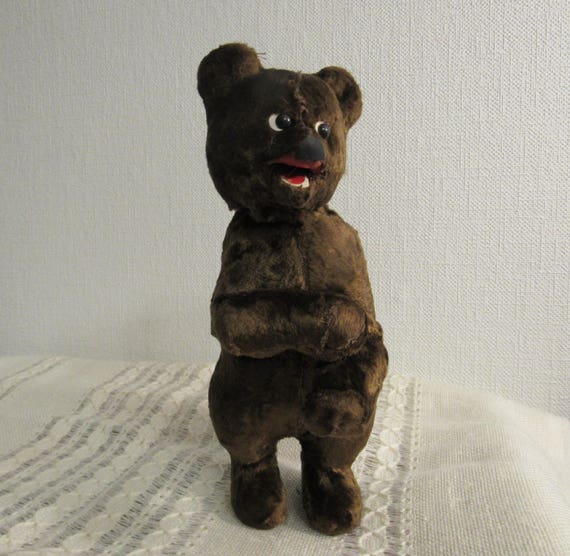 vintage wind up bear