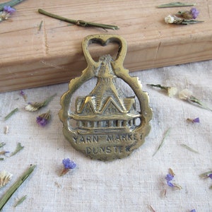 equestrian decor ornaments, brass English martingale, Goth steampunk, Horse Harness Brass