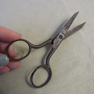 rostige Schere, Vintage UdSSR Nähboutique, Schneider Werkzeug