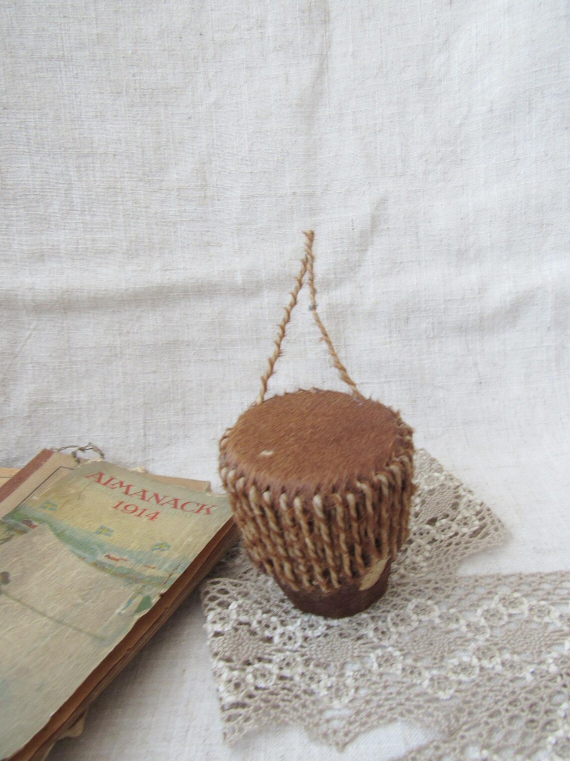 AFRICAN DRUM, Goat Animal Drum, Musical Instrument, urban elegance, foto 4 di 5