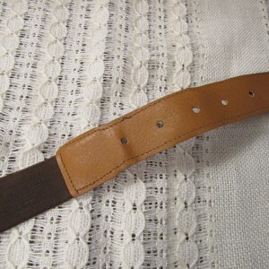 Vintage rubber belt, woman elastic rubbery belt image 5