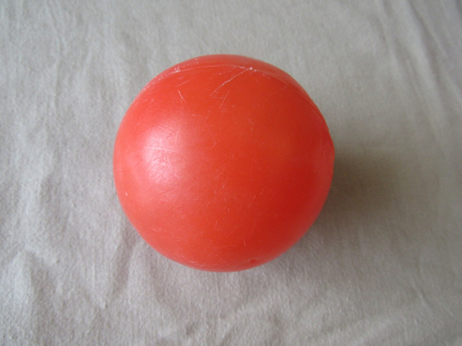 Set of two vintage toy ball red plastic ball burgundy rubber Etsy
