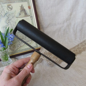 Fotodruckwalze, Gummihandpresse, Retro Fotopapierwalze