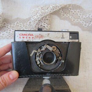 NON FUNZIONANTE Fotocamera Smena 8 m, fotocamera vintage LOMO Compact 35 mm nella custodia