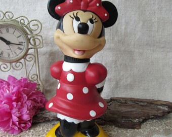 water bottle with Minnie Mouse with straw