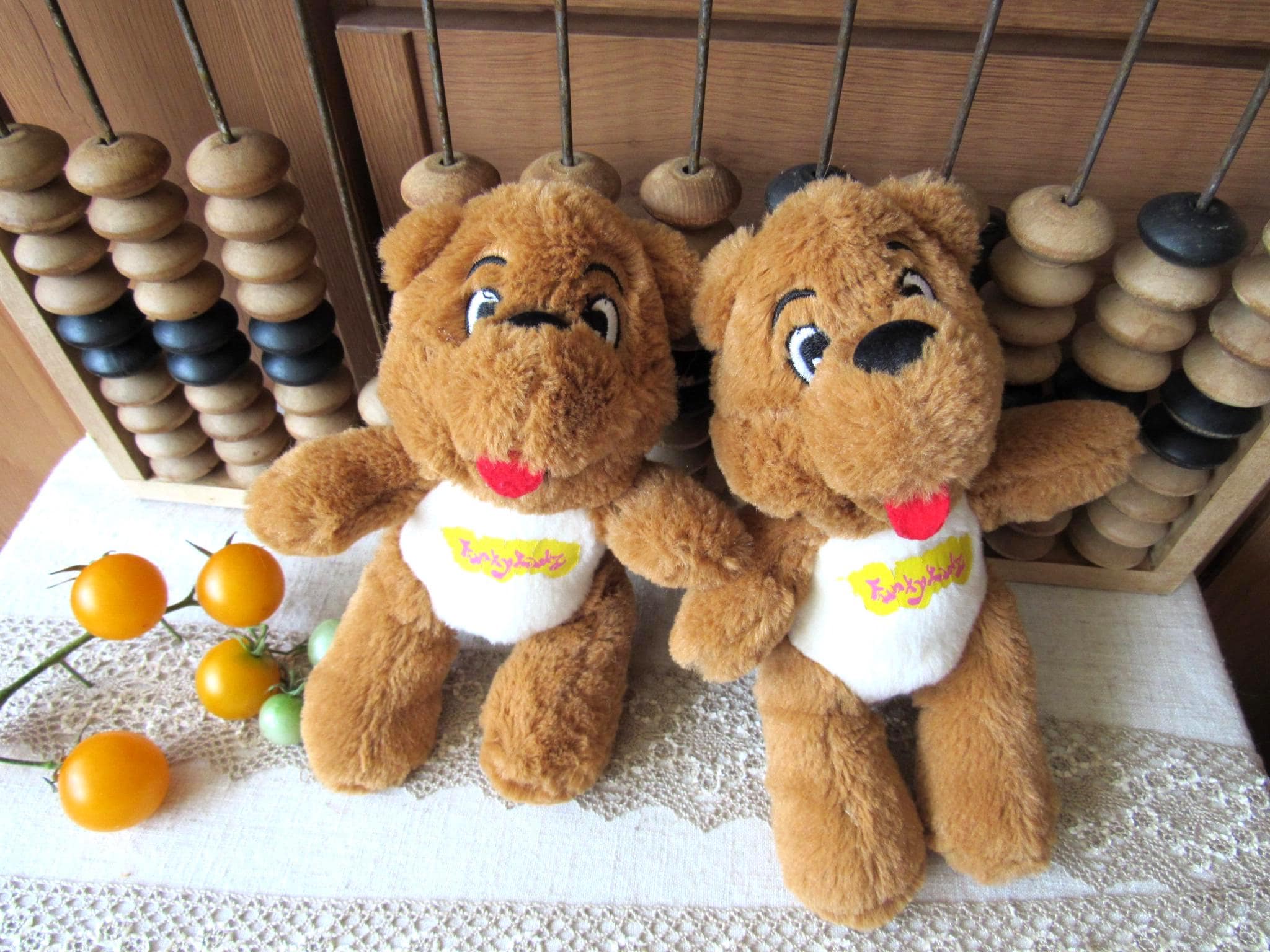 くま ぬいぐるみ 2体セット ベージュ ブラウン ヴィンテージぬいぐるみペアセット、茶色のクマ2匹 - Etsy 日本