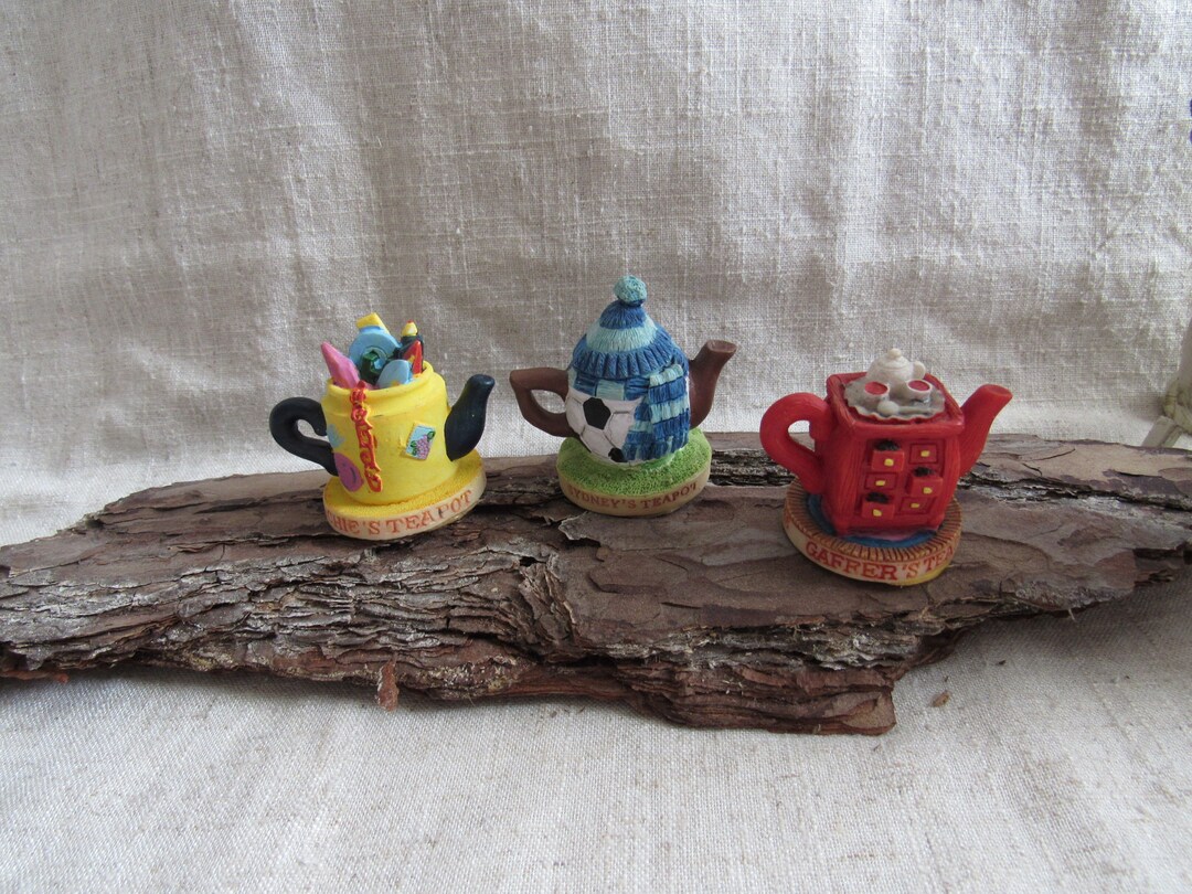 Tetley Mini Teapot, Tetley Limited 1996 Collectible, Tetley Tea Folk