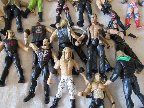 Juego completo de figuras de lucha libre WWE con anillo, Jakks