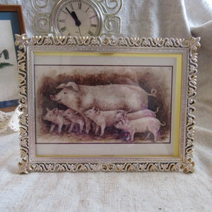 Cadre photo en plastique fabriqué en Grèce Décoration murale pour photo ou photo d'intérieur vintage