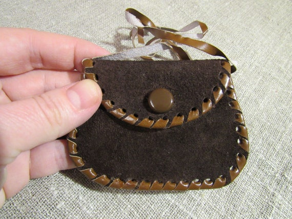 Brown hot sale suede wallet