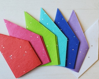 Glittered Tissue Paper Crowns / Party Hat / Photo Booth Prop - Hand Cut!