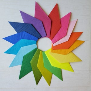 Hand Cut Solid Tissue Paper Crowns / Paper Party Hats / Christmas Cracker Crowns / Photo Booth Prop -  Assorted Colors, Hand Cut!