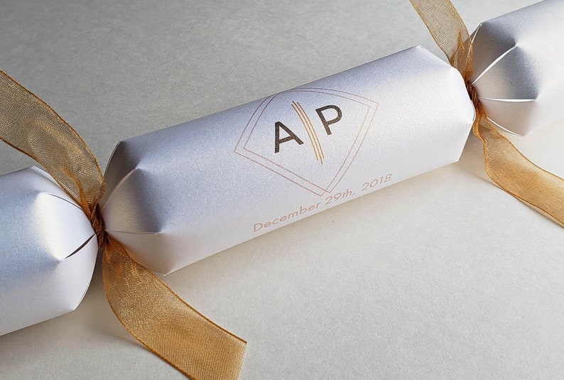 Custom Printed DIY Party Cracker Wedding Holiday Etsy
