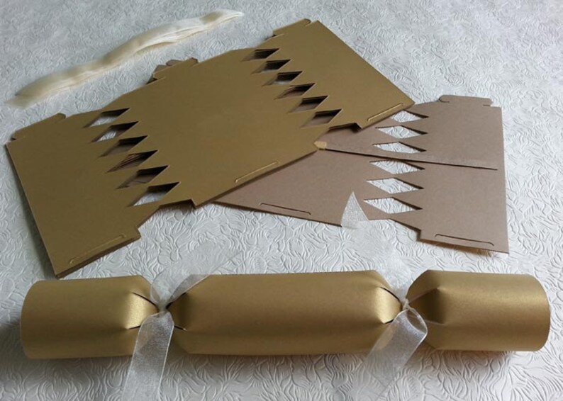 DIY/Make Your Own Cracker/Popper Kit with Snaps Papers Etsy