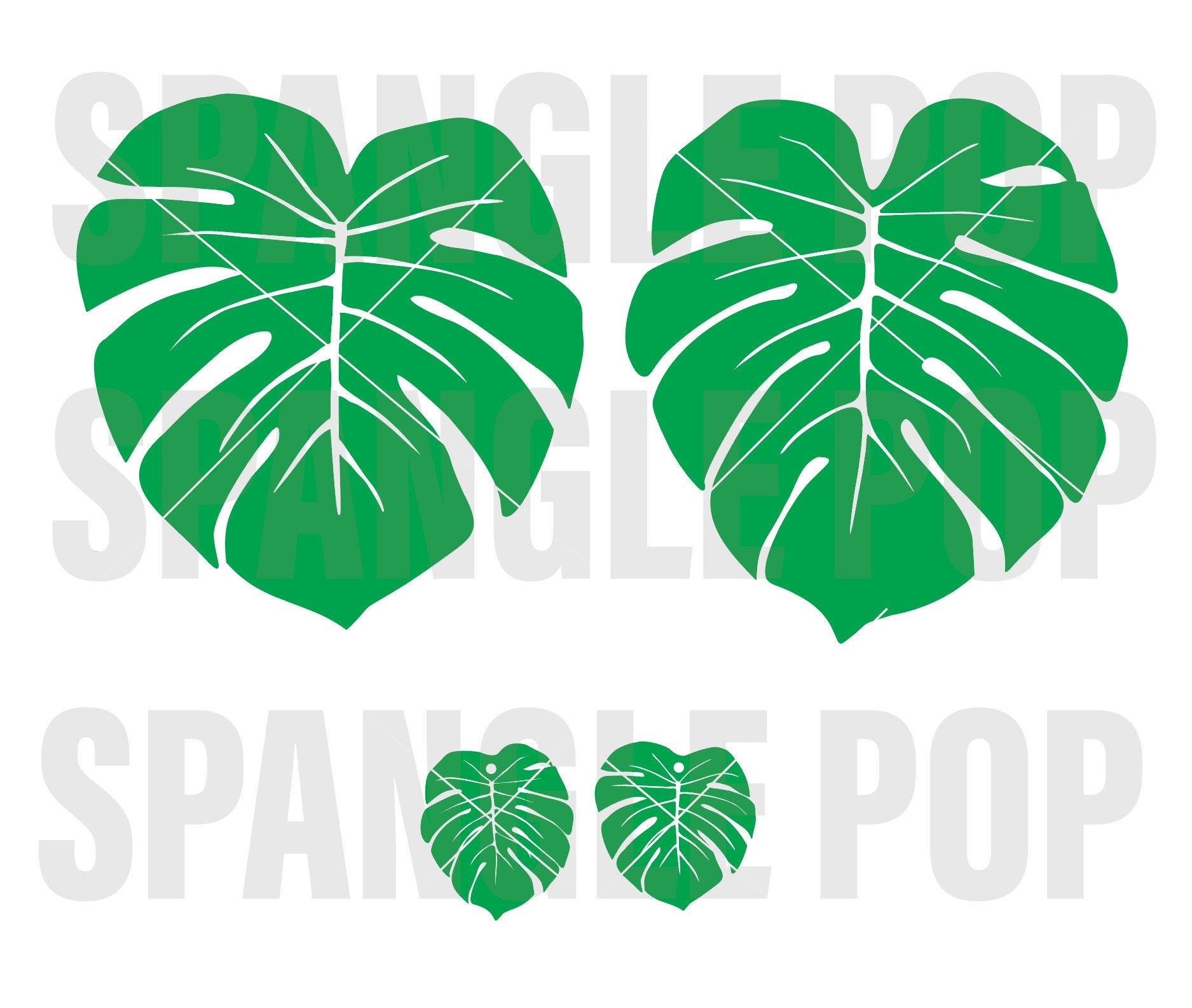 Monstera Leaf - DIGITAL FILE for Laser / Vinyl Cutters Svg/pdf/ai ...