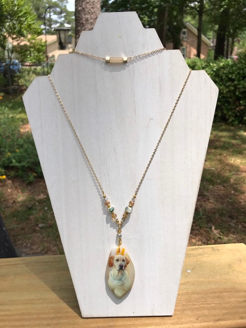 Yellow Lab Necklace Yellow Lab Jewelry Labrador Retriever Etsy