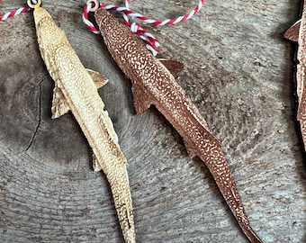 Brook trout ornament, brook trout art, trout ornament, fly fishing ornament, trout fishing, fish ornament, fishing ornament, trout on wood,
