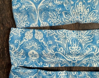 Beach damask headband, crab headband, seahorse headband, ocean damask, beach headband, marine life, marine biologist, marine headband, star